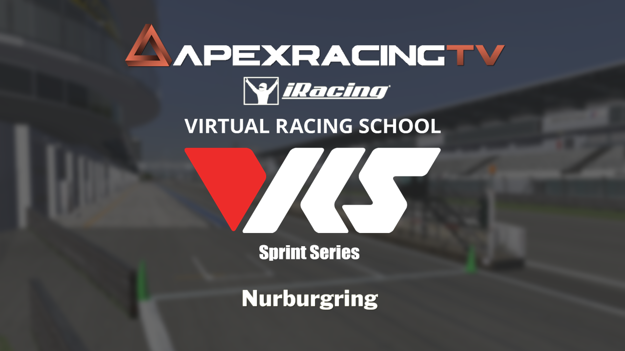 iRacing VRS GT Sprint S2/R8 - Nurburgring - Apex Racing TV